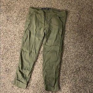 Army Green Gap Capris size 6